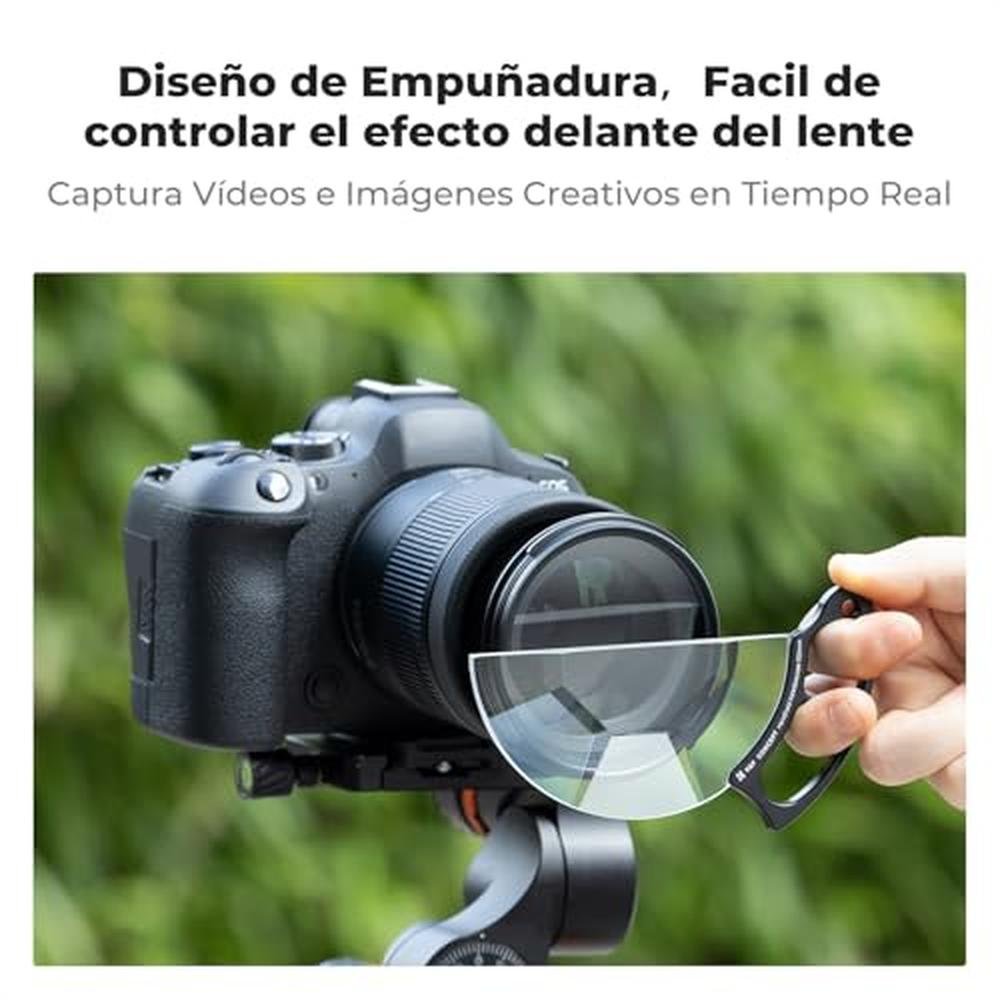 K&F CONCEPT 100mm Handheld Subtle Kaleidoscope Filter – In Use