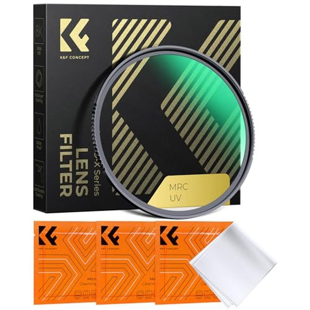 K&F CONCEPT 105mm MC UV Protection Filter with 28 – Front View