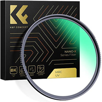 K&F CONCEPT 127mm MC UV Lens Protection Filter with 28 – Front View