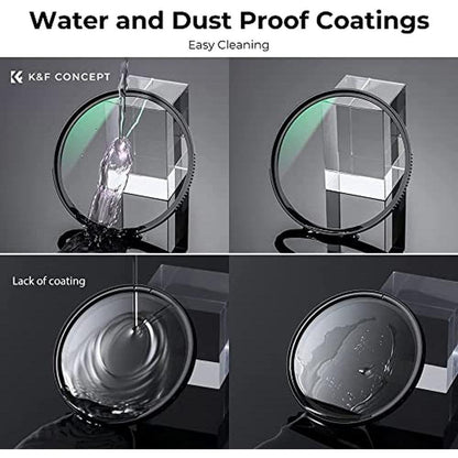K&F CONCEPT 127mm MC UV Lens Protection Filter with 28 – Packaging