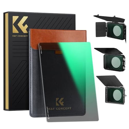 K&F CONCEPT 4'' x 5.65'' Square ND0.6 (2 Stops) Filter – Front View