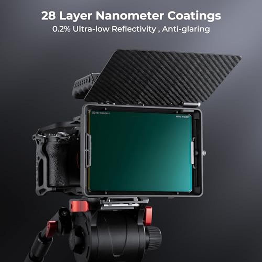 K&F CONCEPT 4'' x 5.65'' Square ND1.2 (4 Stops) Filter – Packaging