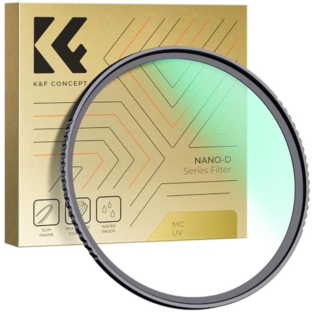 Lens Filter: K&F CONCEPT 40.5mm MC UV Protection – Front View