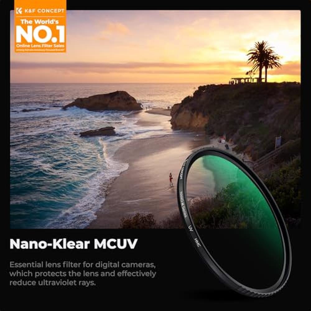 K&F Concept 43mm MC UV Protection Filter – Side View