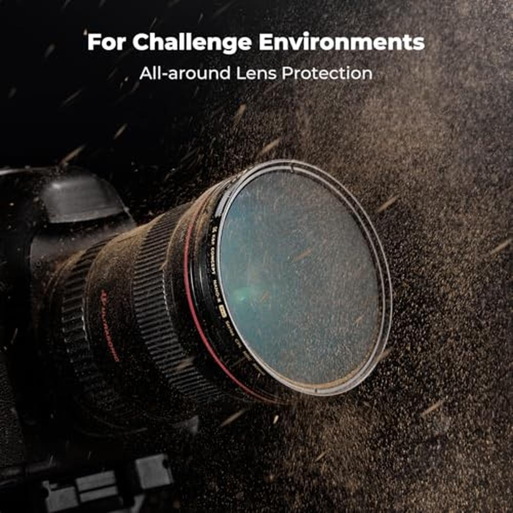 K&F CONCEPT 46mm Circular Polarizers Filter Super Slim with – In Use