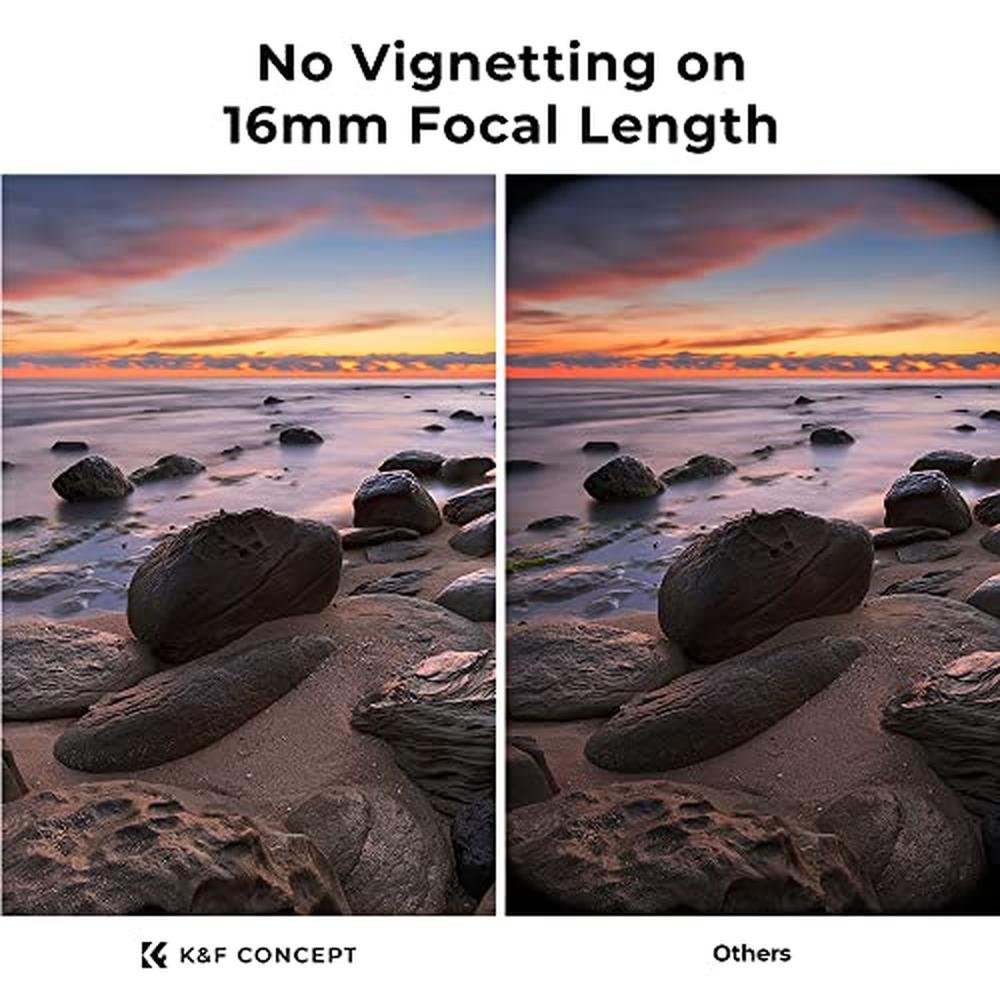 K&F CONCEPT 46mm Variable ND2-ND400 ND Lens Filter (1-9 – Packaging