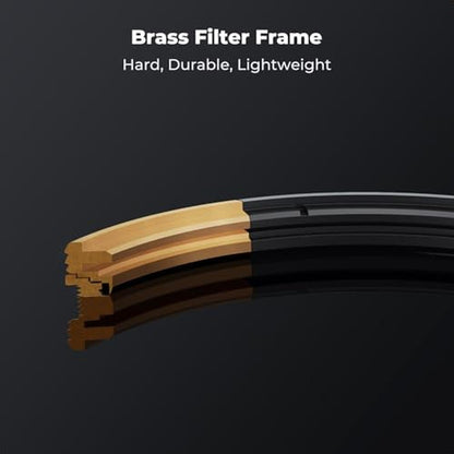 K&F CONCEPT 49mm Circular Polarizers Filter Super Slim with – Close-up Detail