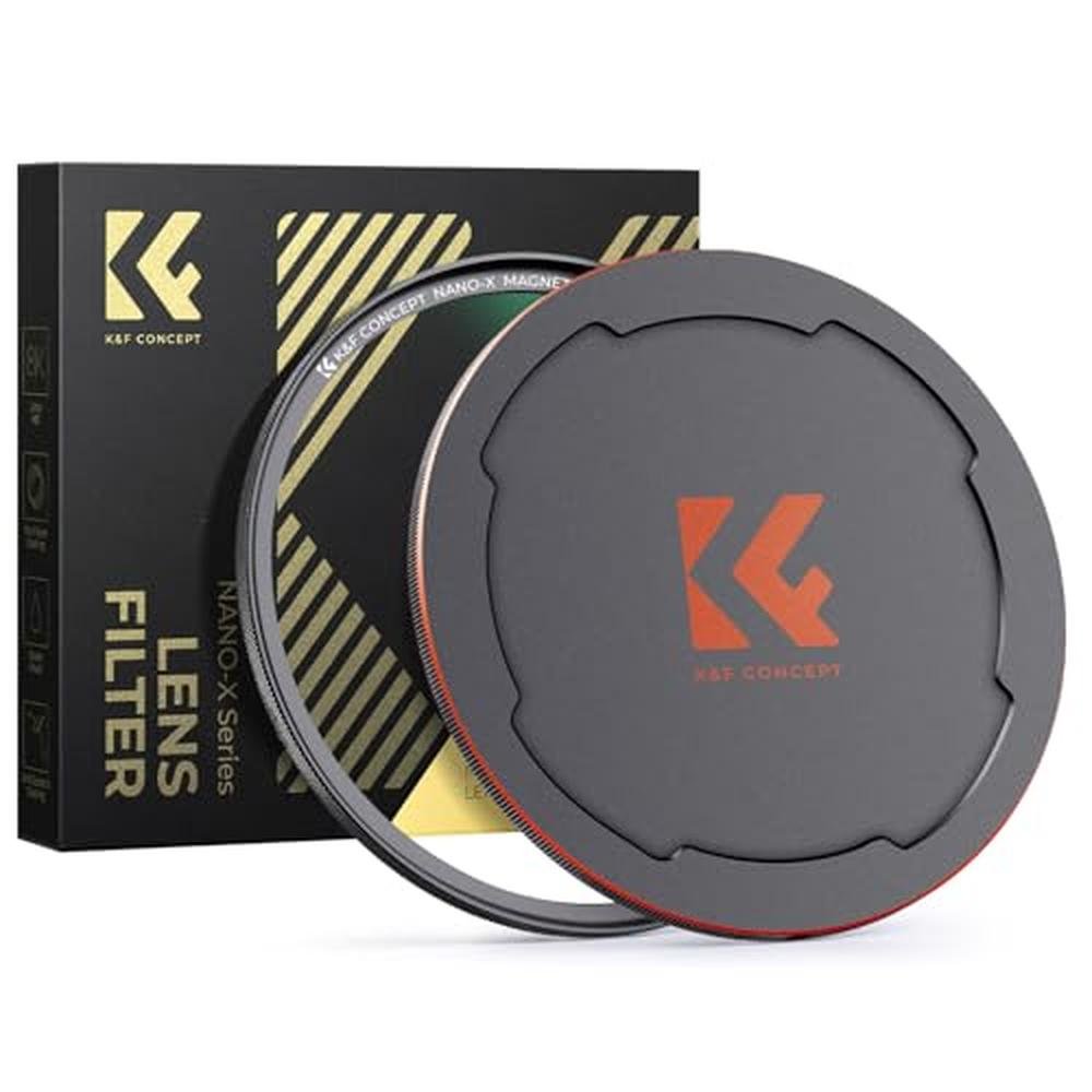 K&F CONCEPT 49mm Magnetic MC UV Lens Protection Filter + – Front View