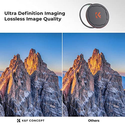 K&F CONCEPT 49mm Magnetic MC UV Lens Protection Filter + – Close-up Detail