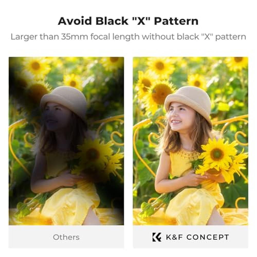 K&F CONCEPT 52mm Black Diffusion Mist Effect 1/4 & Variable – In Use