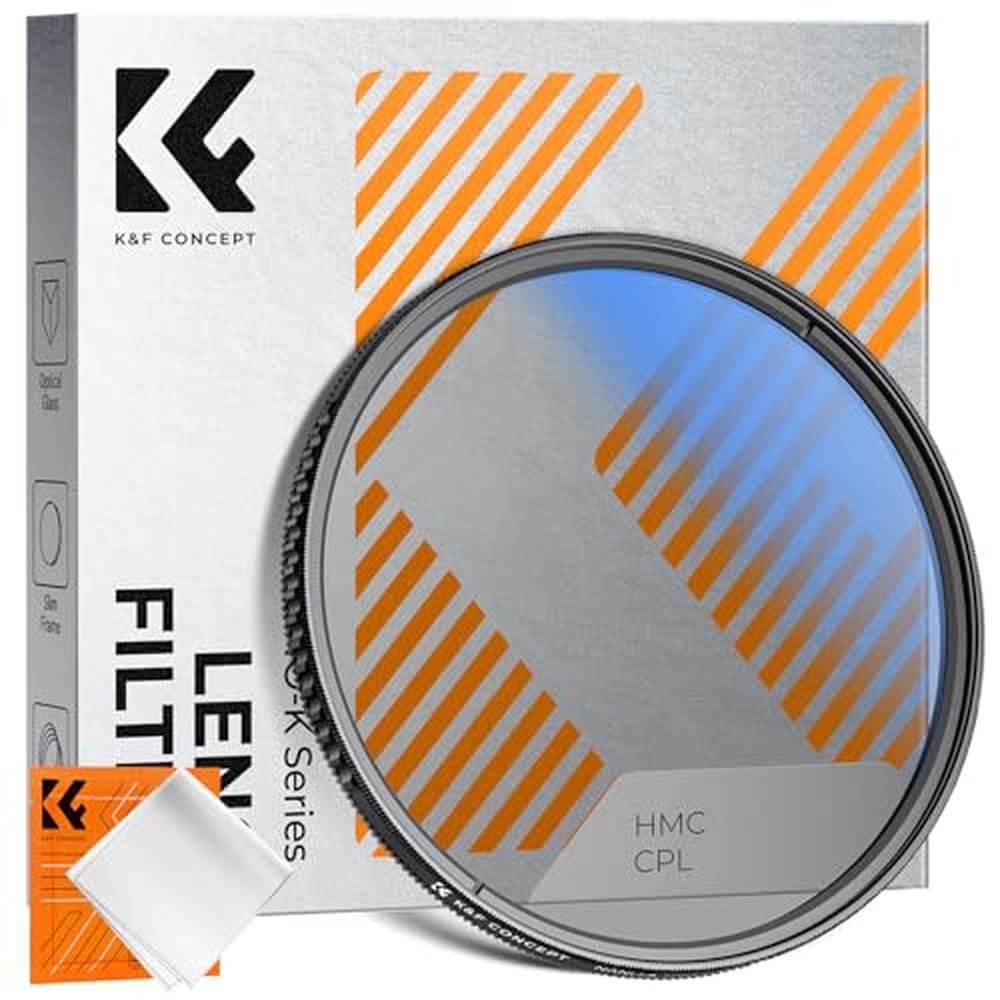 K&F CONCEPT 52mm Circular Polarizer Filter Ultra-Slim 18 – Front View