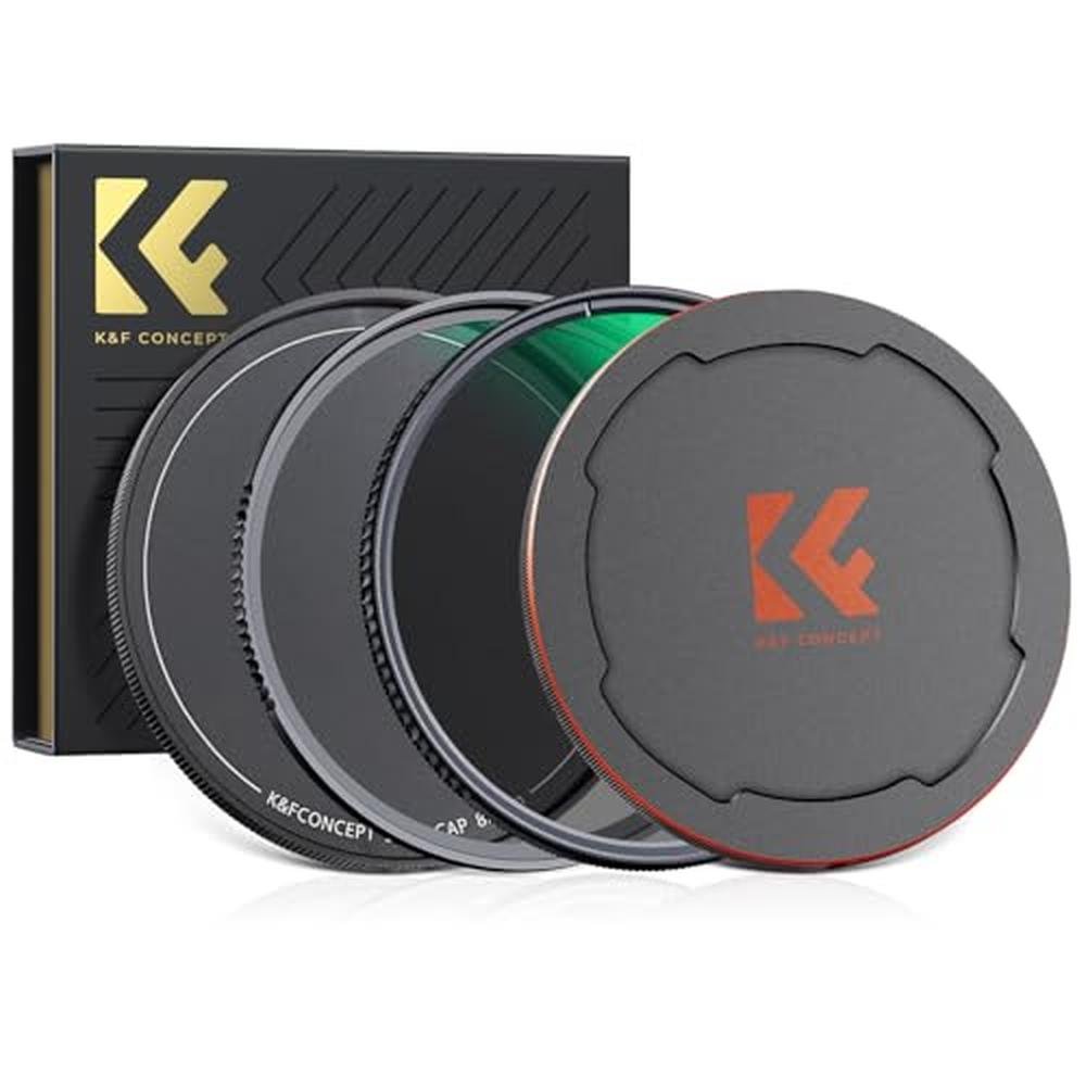 K&F CONCEPT 52mm Circular Polarizers Filter & MC UV – Front View