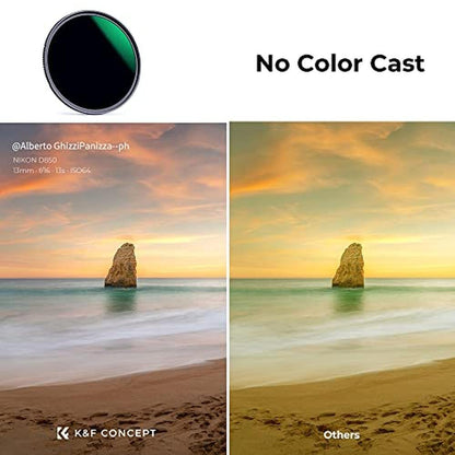 K&F CONCEPT 52mm ND1000 (10-Stop Fixed Neutral Density) ND – In Use