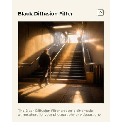 K&F CONCEPT 55mm Black Diffusion 1 Filter Mist Cinematic – In Use