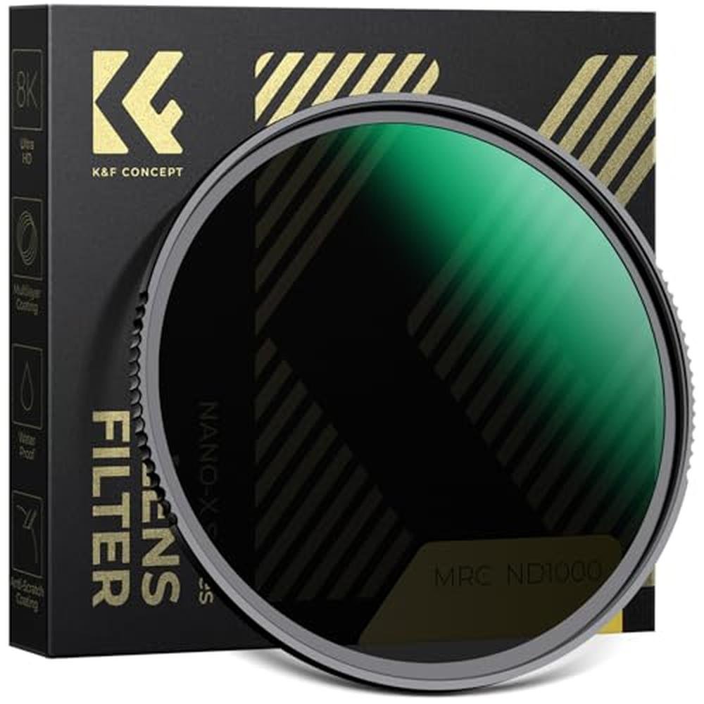 K&F CONCEPT 55mm ND1000 (10-Stop Fixed Neutral Density) ND – Front View