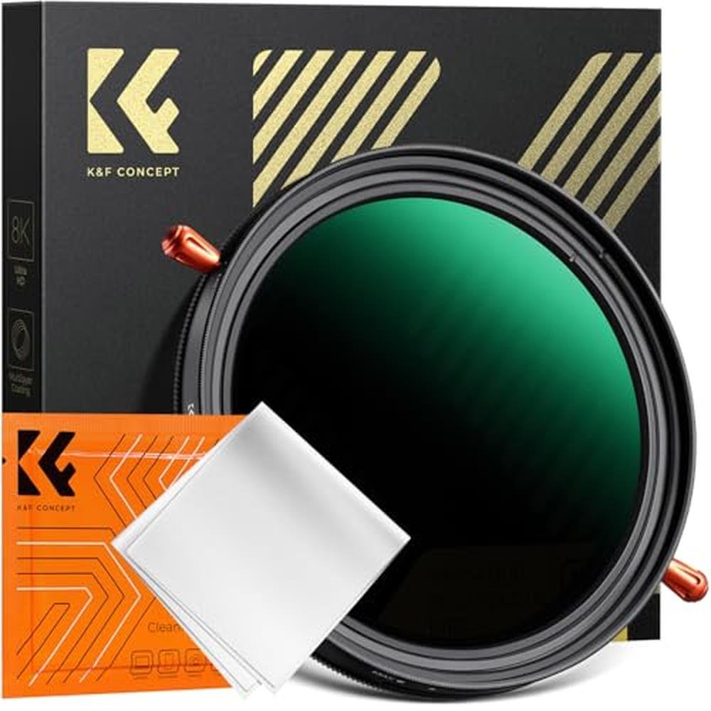 Filter Concept: K&F CONCEPT 55mm Variable Fader ND2-ND32 ND – Front View
