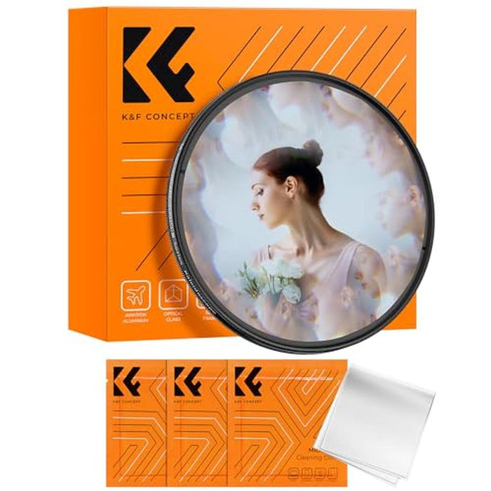 K&F CONCEPT 58mm Kaleidoscope Filter – Front View