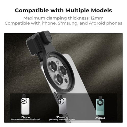 K&F CONCEPT 58mm Press-on Phone Lens Filter Adapter – Packaging