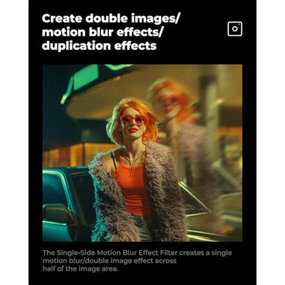 K&F CONCEPT 58mm Unilateral Blur Ghost Motion Filter Super – Close-up Detail