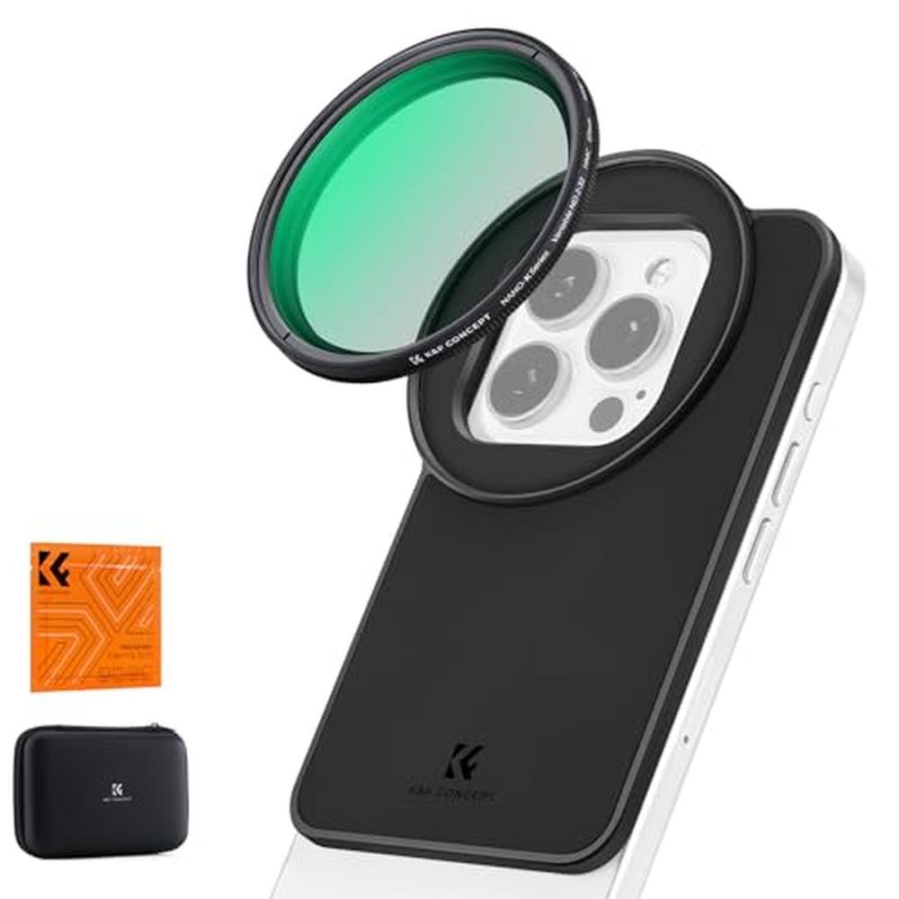 K&F CONCEPT 6.1 inch Magnetic Lens Filter Mount Adapter – Front View