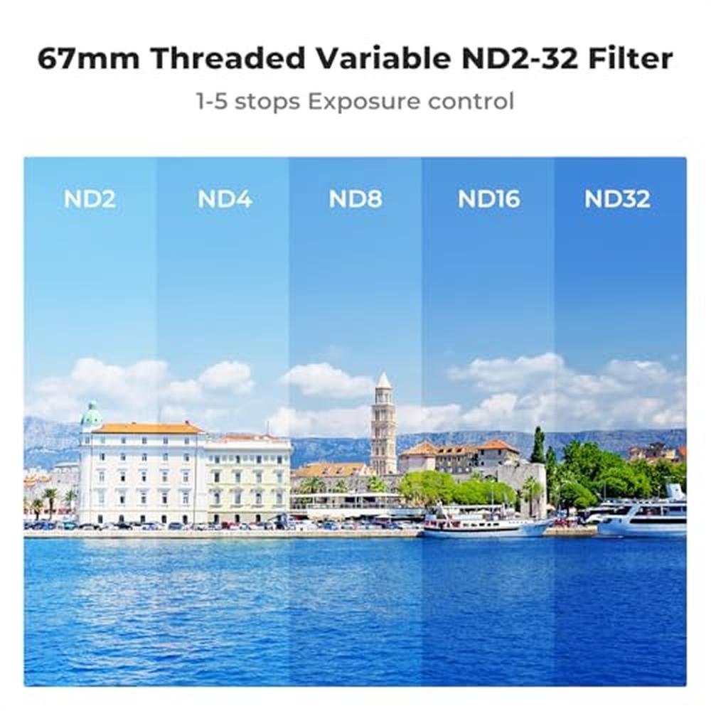 K&F CONCEPT 6.1 inch Magnetic Lens Filter Mount Adapter – Side View
