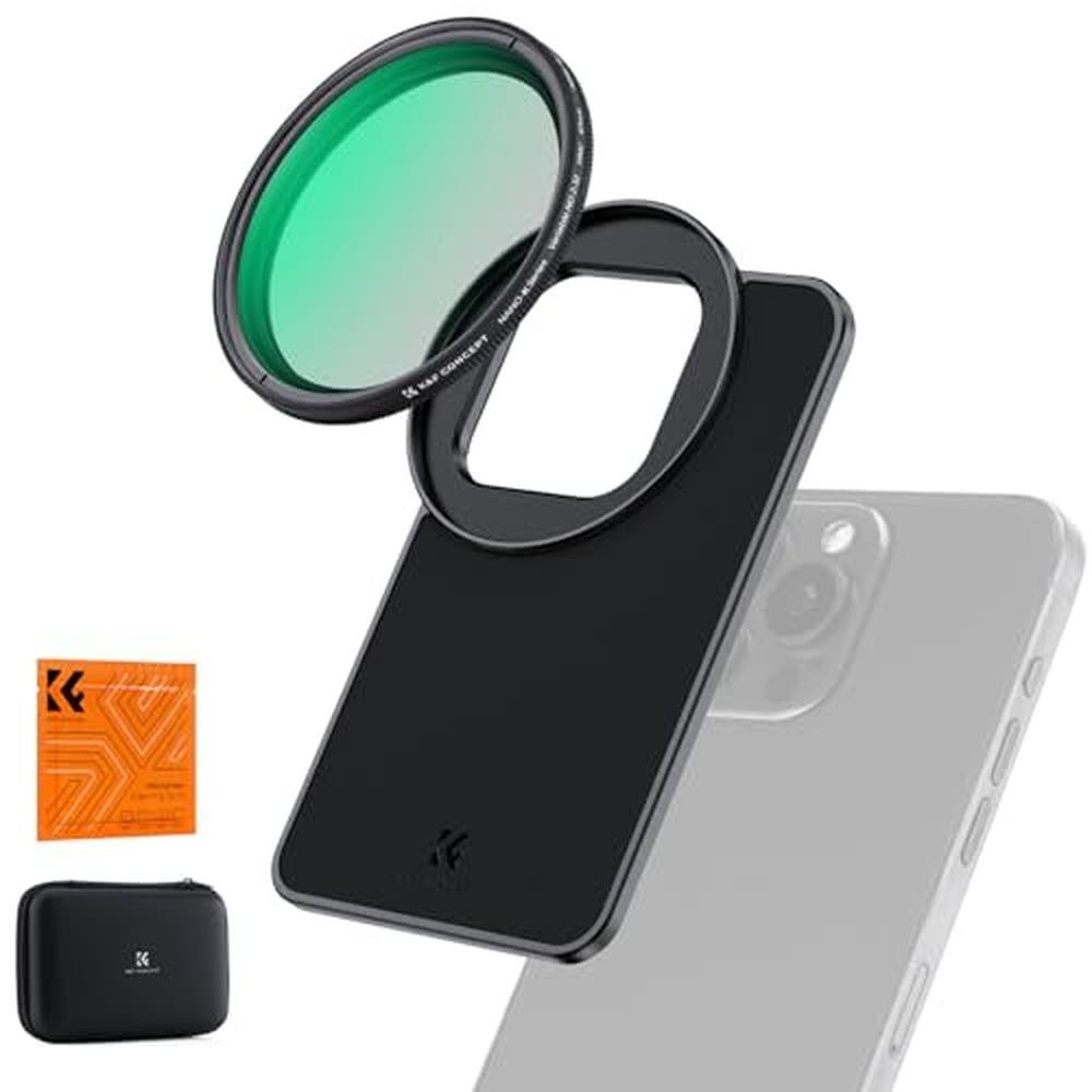 K&F CONCEPT 6.7 inch Magnetic Lens Filter Mount Adapter – Front View