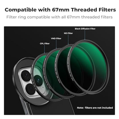 K&F CONCEPT 6.7 inch Magnetic Lens Filter Mount Adapter – Packaging