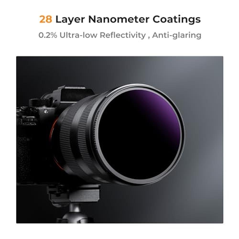 K&F CONCEPT 62mm ND1000000(20 Stops) ND Lens Filter Solar – In Use
