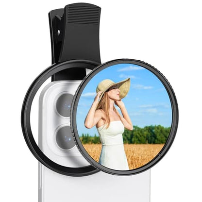 Filter Concept: K&F CONCEPT 67mm Clip-on Black Diffusion – Front View