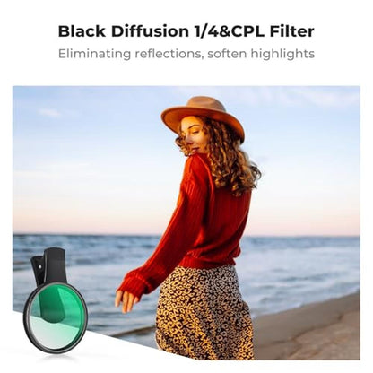 Filter Concept: K&F CONCEPT 67mm Clip-on Black Diffusion – Close-up Detail
