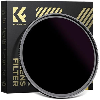 K&F CONCEPT 67mm ND100000(16.6 Stops) ND Lens Filter Solar – Front View