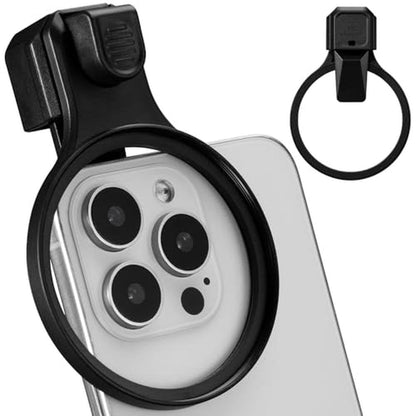 K&F CONCEPT 67mm Press-on Phone Lens Filter Adapter – Front View