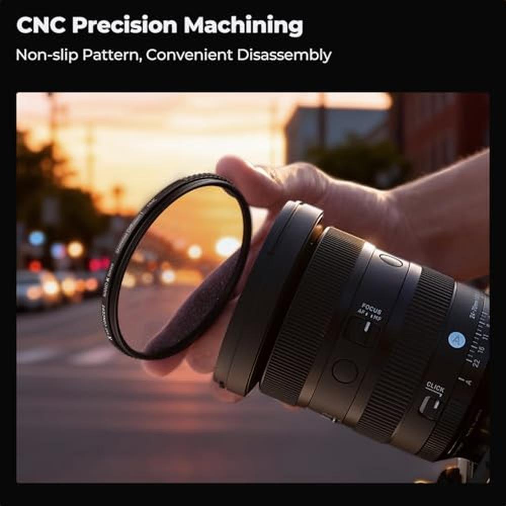 K&F CONCEPT 67mm Shimmer Diffusion 1 Effect Filter Optical – Packaging
