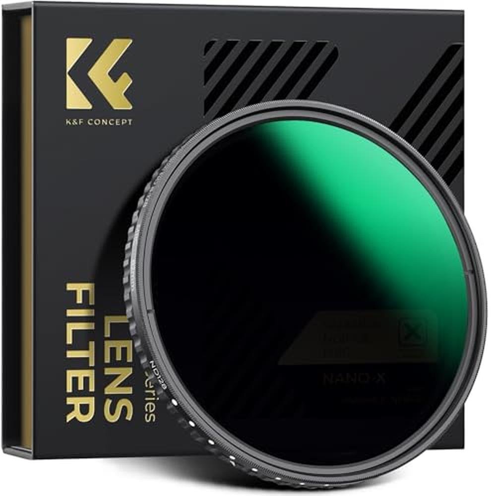 K&F CONCEPT 67mm Variable ND Lens Filter ND8-ND128 (3-7 – Front View