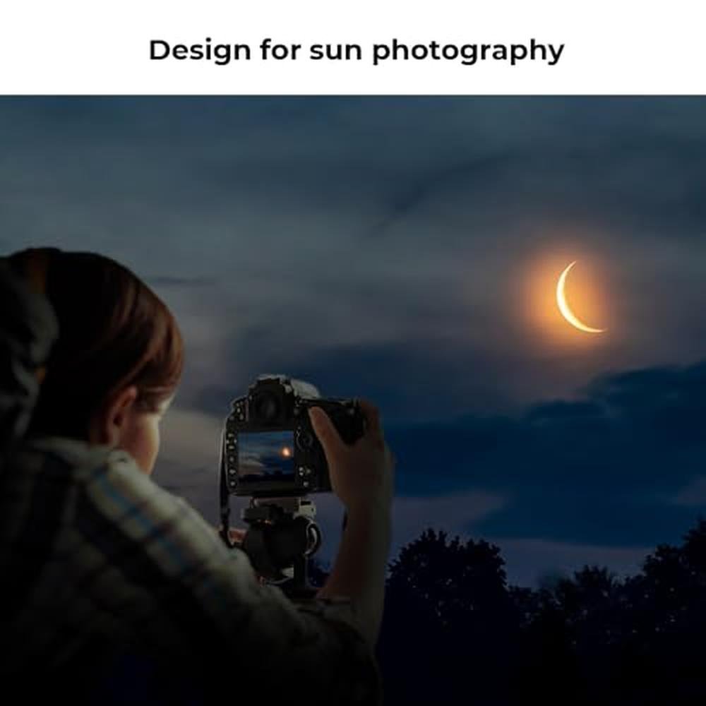 K&F CONCEPT 72mm ND100000(16.6 Stops) ND Lens Filter Solar – In Use