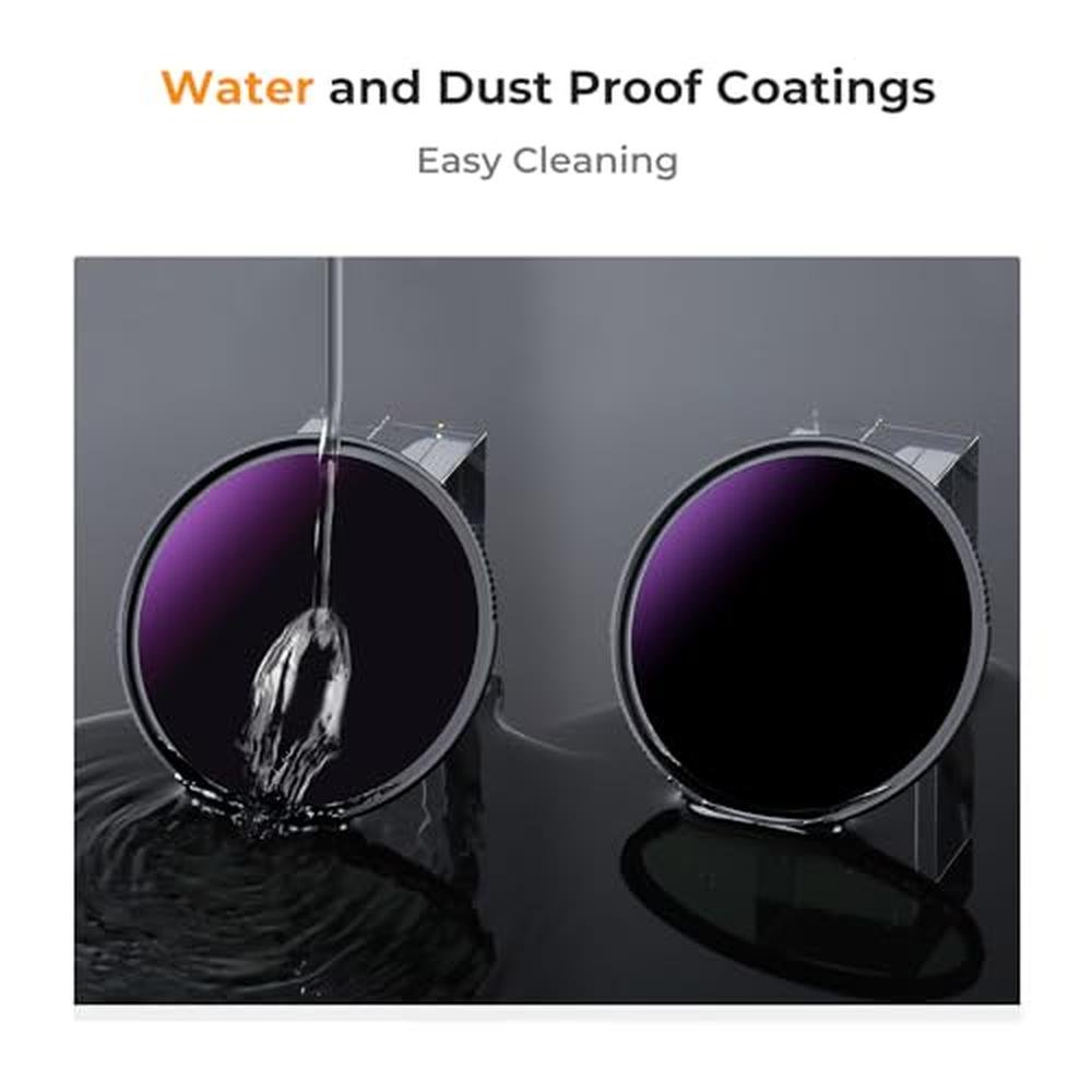 K&F CONCEPT 72mm ND1000000(20 Stops) ND Lens Filter Solar – Packaging
