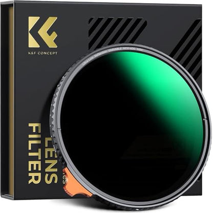 K&F CONCEPT 72mm Ultra-Low Reflectivity Putter Variable ND – Front View