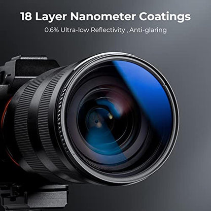K&F CONCEPT 77mm Circular Polarizer Filter Ultra-Slim 18 – Close-up Detail
