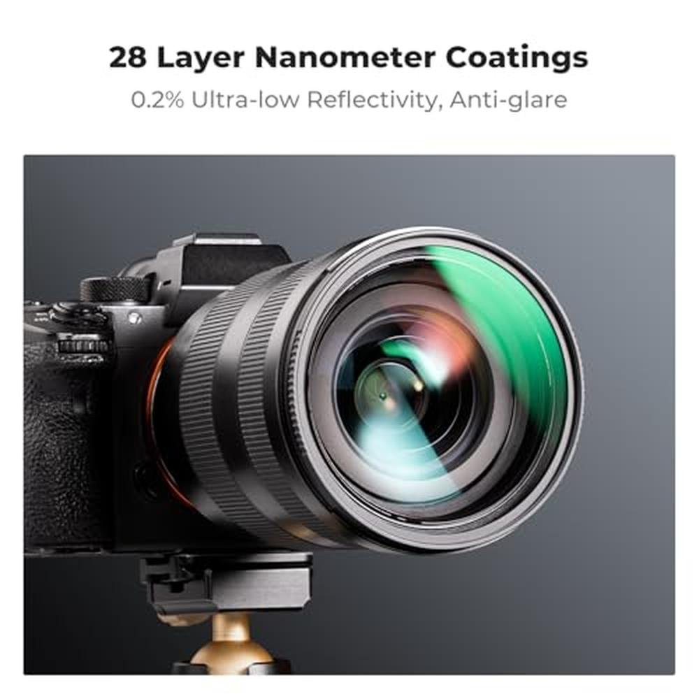 K&F CONCEPT 77mm Circular Polarizers Filter & MC UV – Packaging