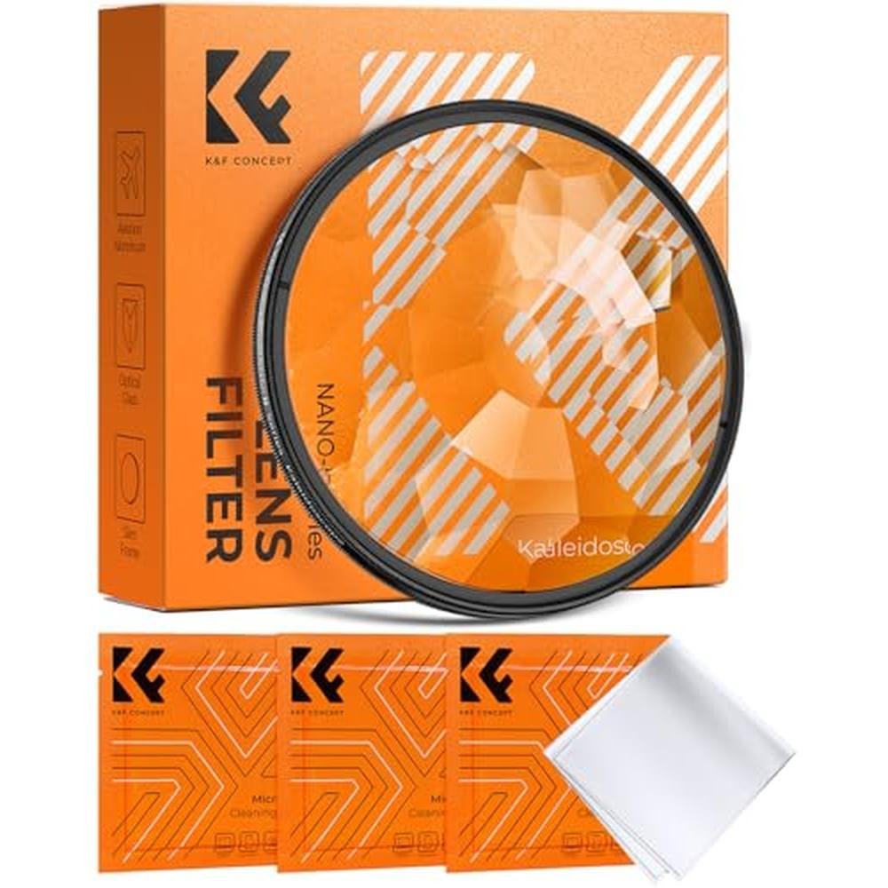 K&F CONCEPT 77mm Kaleidoscope Filter – Front View
