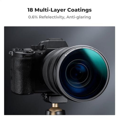 K&F CONCEPT 77mm Magnetic Circular Polarizer Lens Filter – Close-up Detail
