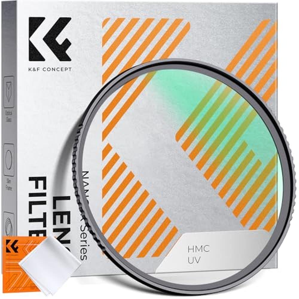 Lens Filter: K-F Concept 77mm MCUV Lens Protection Filter – Front View