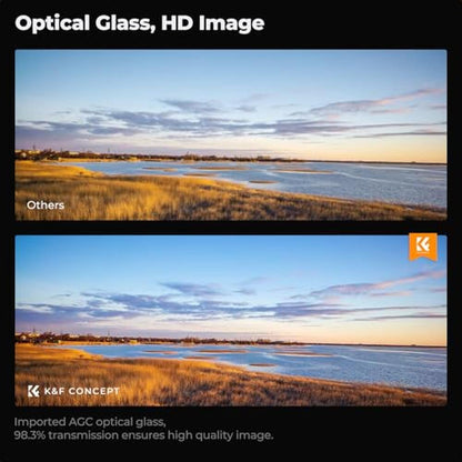 Lens Filter: K-F Concept 77mm MCUV Lens Protection Filter – Close-up Detail