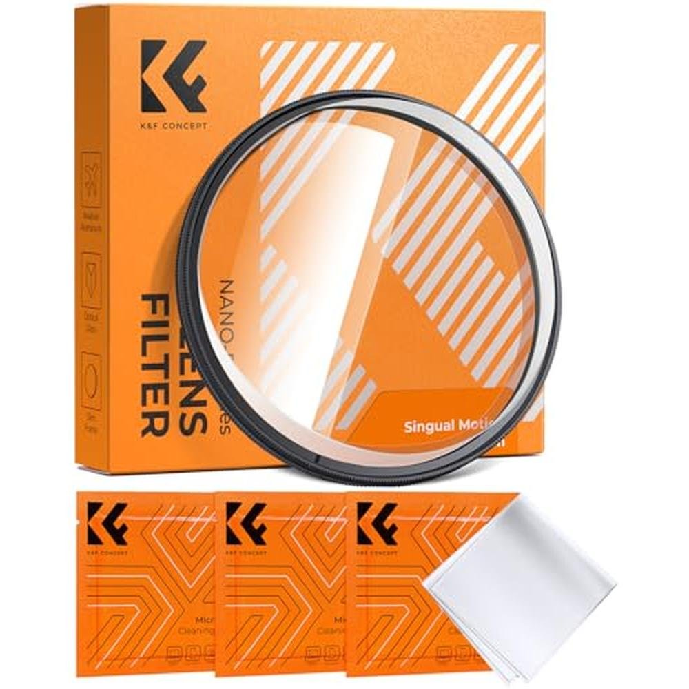 K&F CONCEPT 77mm Unilateral Blur Ghost Motion Filter Super – Front View