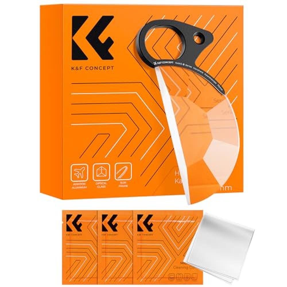 K&F CONCEPT 79mm Handheld Subtle Kaleidoscope Filter – Front View