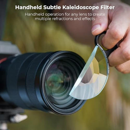 K&F CONCEPT 79mm Handheld Subtle Kaleidoscope Filter – Close-up Detail