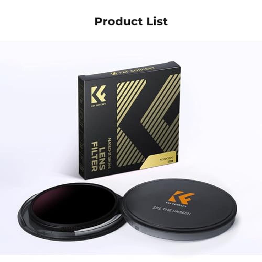 K&F CONCEPT 82mm ND100000(16.6 Stops) ND Lens Filter Solar – In Use