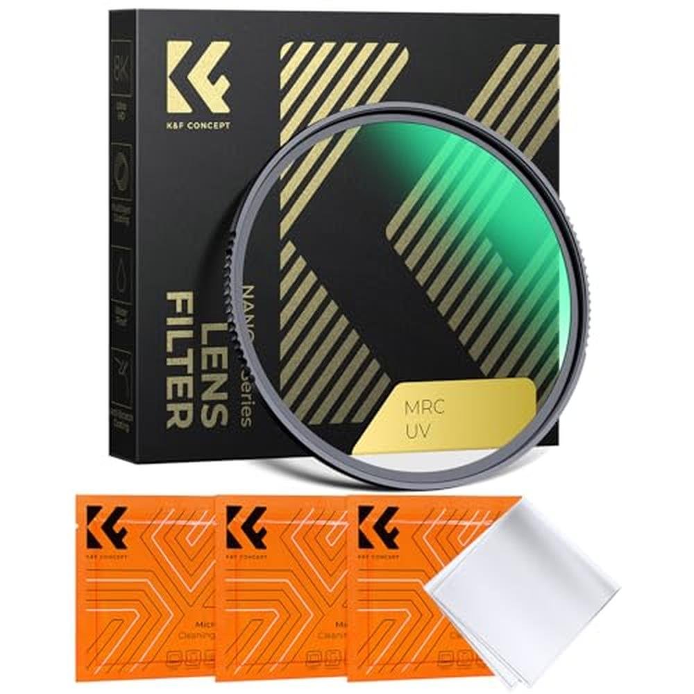 K&F CONCEPT 86mm MC UV Protection Filter with 28 – Front View