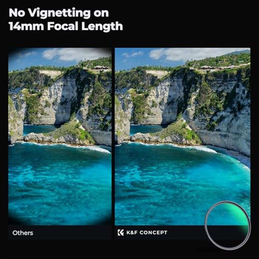 K&F CONCEPT 86mm MC UV Protection Filter with 28 – Packaging