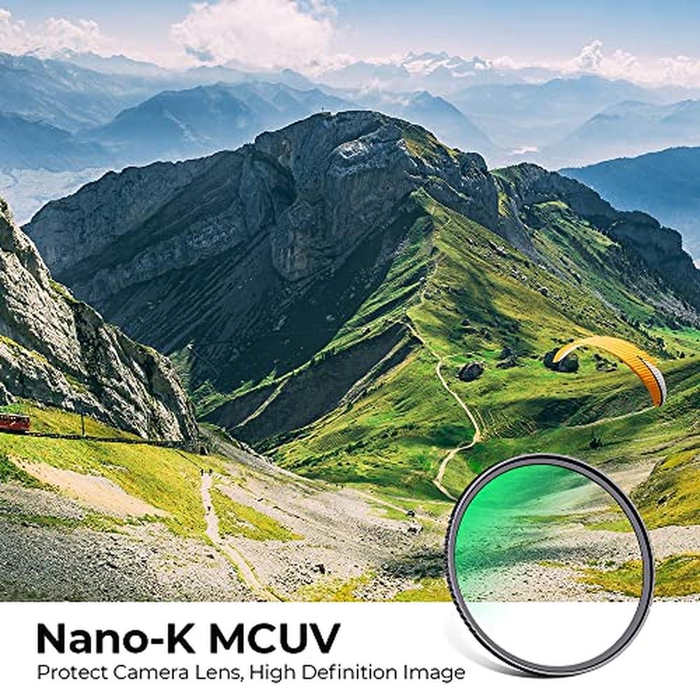 K&F CONCEPT 95mm MC UV Protection Filter with – Side View